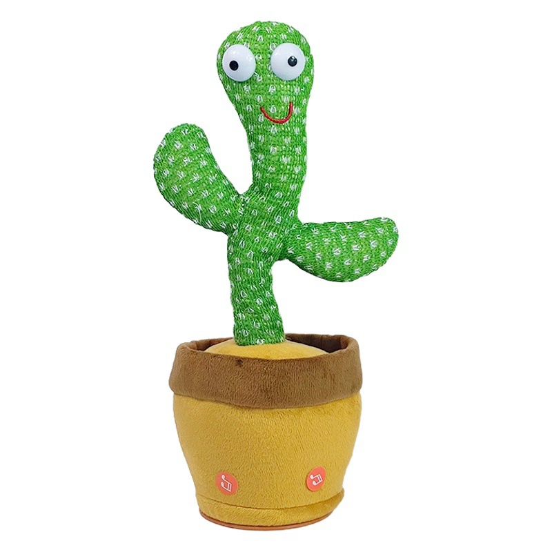 Танцующий кактус Игрушка Учимся говорить и петь Твист Кукла Shake Tone Интернет Скульптура из Красного песка Волшебный подарок на день рождения
