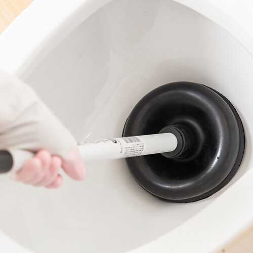 Cross-border ECHO toilet unclogger, toilet blockage, leather bag, sewer channel tool, hair blockage cleaning