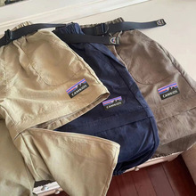 中大童韩式可拆卸裤腿两穿裤子2025秋季男童山系户外潮牌速干长裤