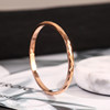 Tide, bracelet, jewelry stainless steel, design sophisticated fresh accessory, 750 sample gold, light luxury style, simple and elegant design, internet celebrity