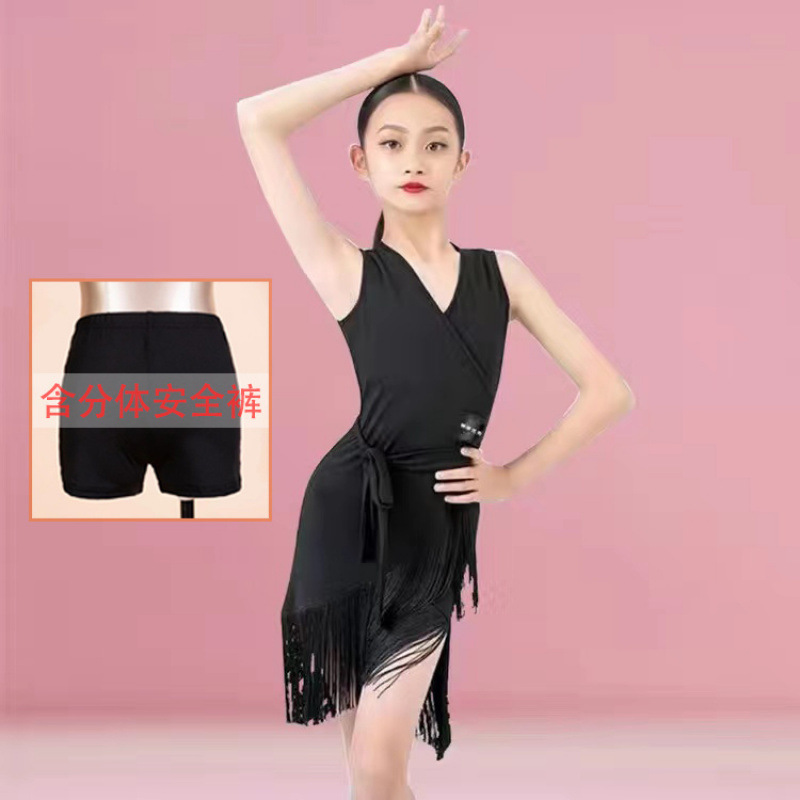 Niños trajes de baile latino vestido de baile de niñas vestidos de baile de baile de niños vestidos de baile latino de verano nueva fábrica