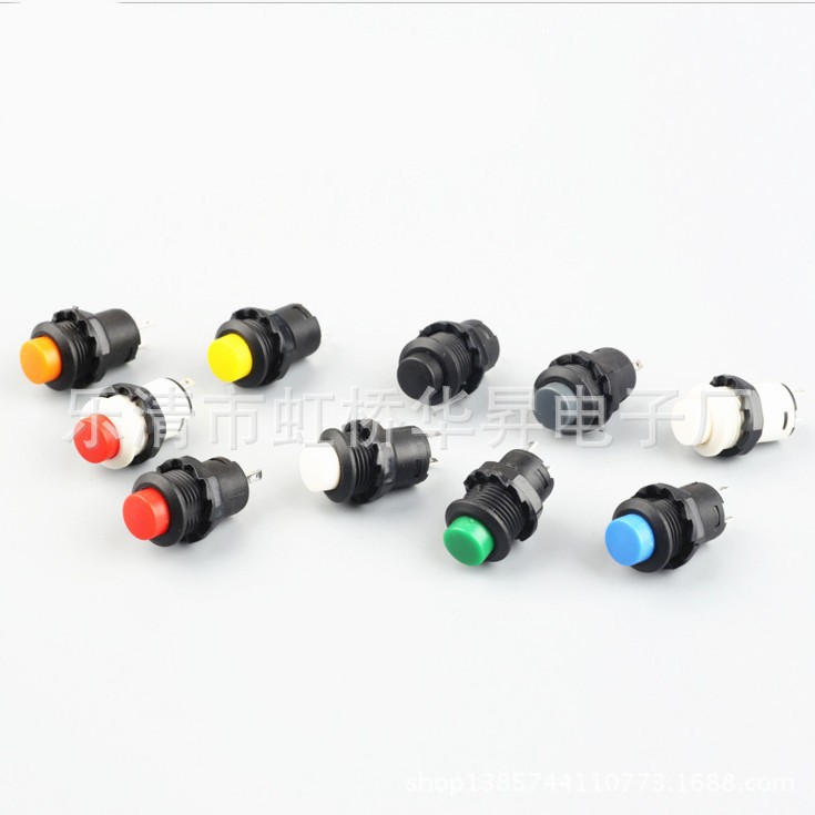 供应按钮开关DS-425自锁 DS-425无锁 圆型按钮开关 多色可选