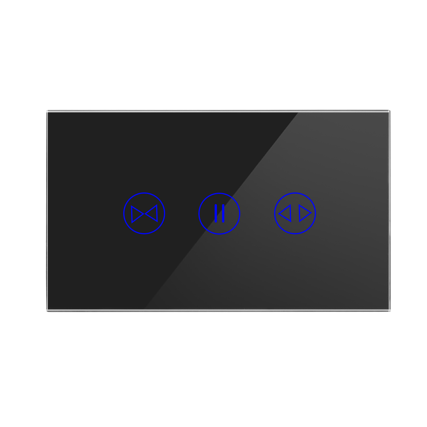 Graffiti WiFi US standard curtain switch zero and live wire touch panel smart switch APP wireless remote control