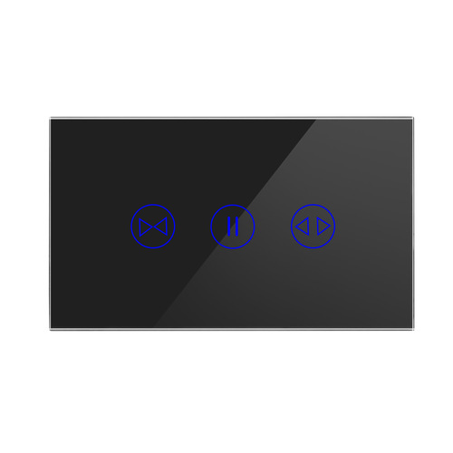 Graffiti WiFi US standard curtain switch zero and live wire touch panel smart switch APP wireless remote control