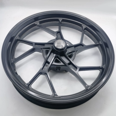 Suitable for Suzuki Gsx250R 250A Dl250-A Front and Rear Hubs, Front and Rear Aluminum Wheels, Steel Rims and Steel Wheels (Motorcycle wheel hub) - front-wheel-black