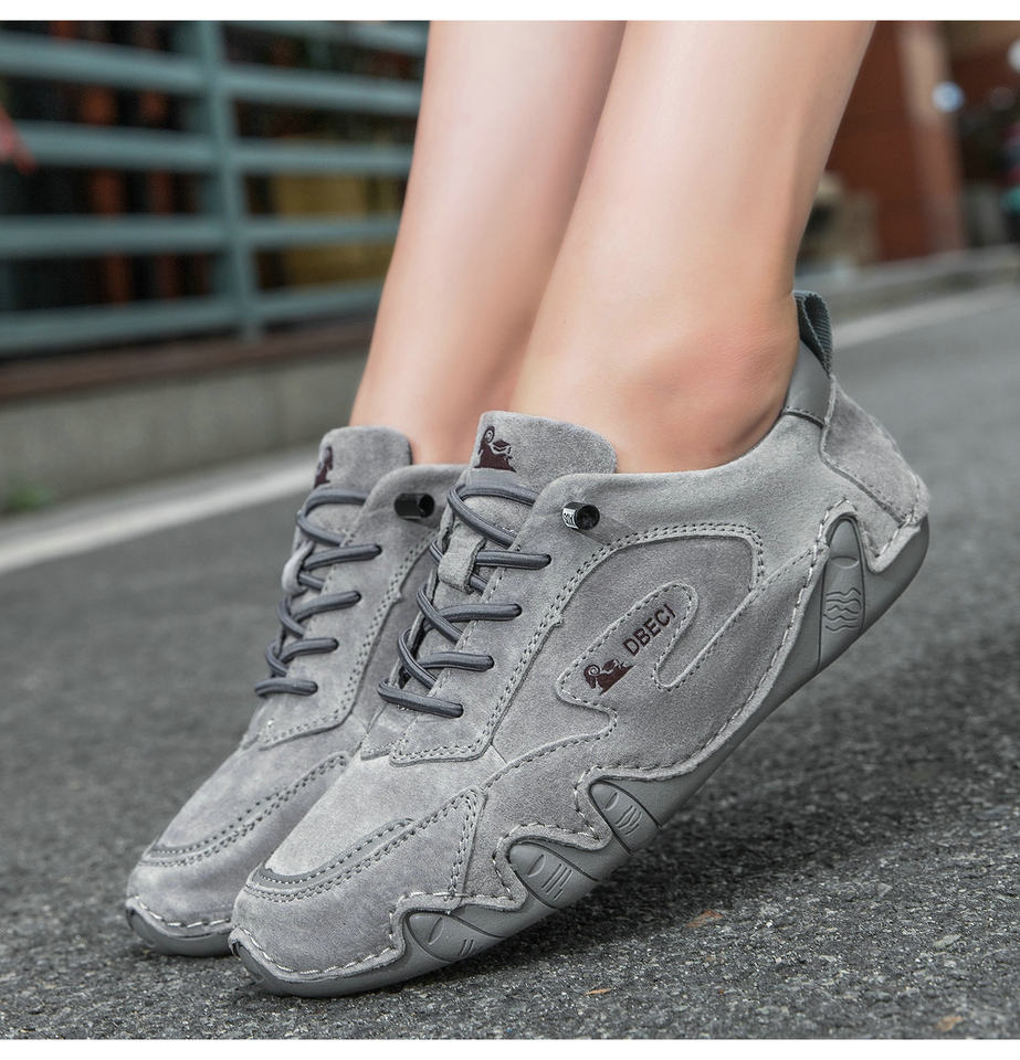 Giày thể thao unisex da thật cỡ lớn, đế bằng, phong cách ngoài trời năng động — 661-3 màu cát, 661-3 màu hồng, 661-3 màu nâu, 661-3 màu trắng chi tiết 17