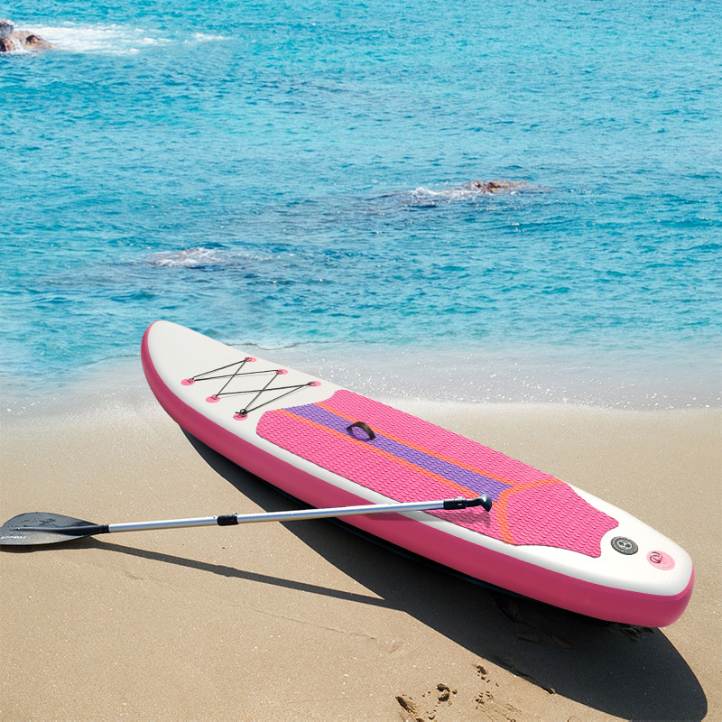 工厂批发水上瑜伽划水板现货sup充气式桨板站立式PVC充气冲浪板