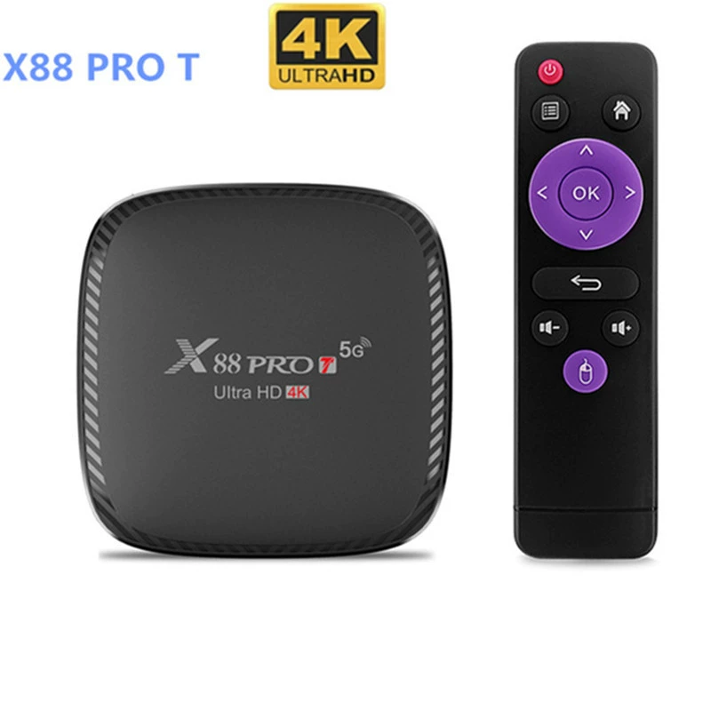 X88 Pro T приставка 2GB/16GB Android 10.0 Quanzhi H313 4K HD сетевой плеер