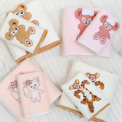 【新款环球迪士】刺绣珊瑚绒毛巾浴巾沙滩巾成人儿童洗澡巾盖毯