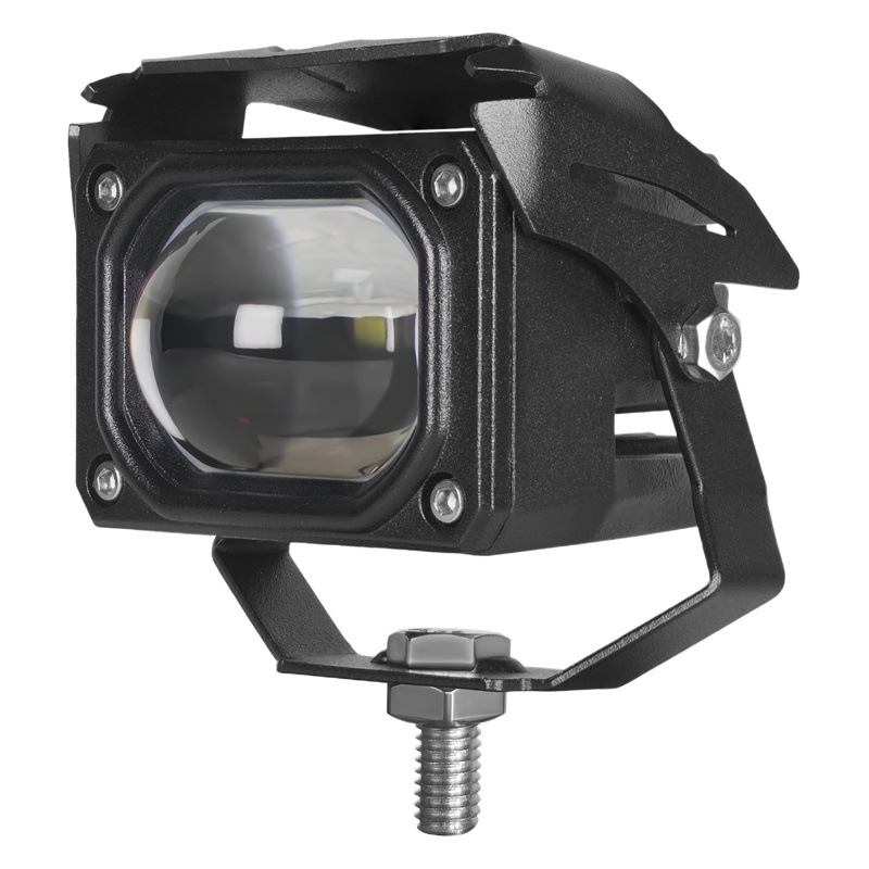 3-inch cuadrado LED50W pequeña pistola de acero luz de trabajo lámpara del coche proyector modificado lámpara del coche cáscara de la lámpara de la motocicleta image 1
