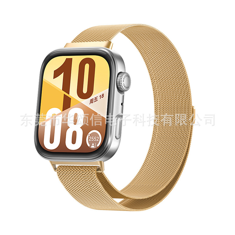 Huawei fit4 ウォッチミラネーゼストラップ HUAWEI watch fit3 磁気ループミラネーゼストラップに適しています|undefined