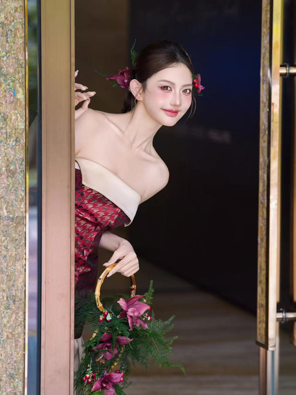 新娘礼服2025新款小个子高端结婚敬酒服订婚礼服新中式婚服嫁衣|undefined