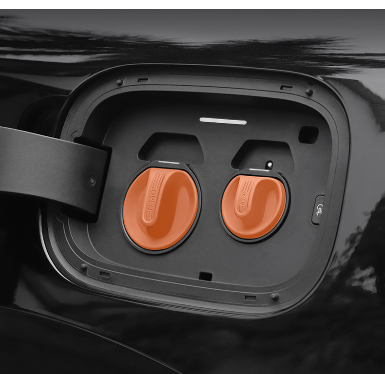 Suitable for Aito, Li Auto, Nio, Luxeed, and Xpeng Magnetic New Energy Charging Port Silicone Protective Cover Dust Cover Accessories