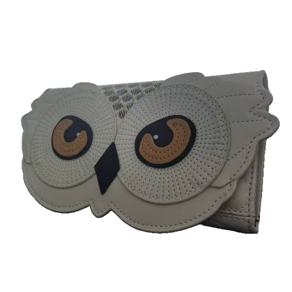 Owl mochila sobre de flores rojas mochila de estudiantes mensajero de nieve Hedwig mochila de hombres y mujeres en stock