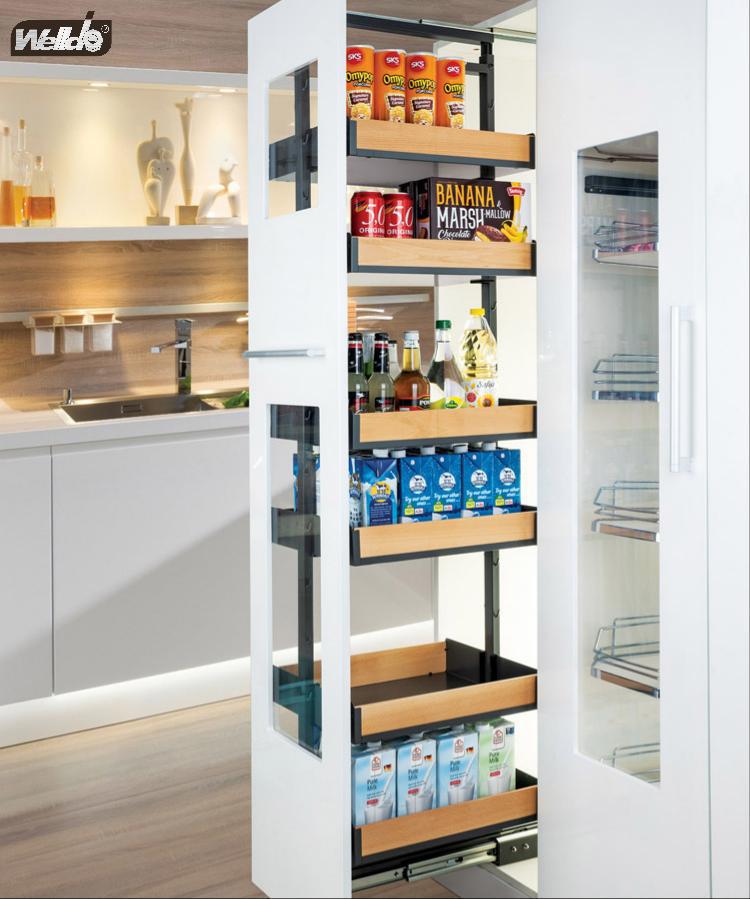 Welldo纬东 厨房高柜多层高深拉篮橱柜抽屉式多层收纳拉篮