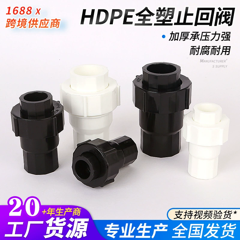 PPRPE полностью пластиковый подвижный обратный клапан фильтр-реактивная муфта 20 4 минуты 25 6 фитинги для труб