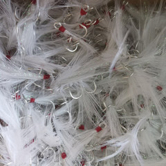 三本鈎血槽鈎錨魚批發羽毛鈎綁毛魚鈎路亞餌假餌魚鈎1-0 1 2 4號