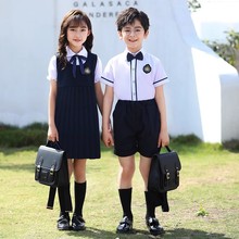 儿童校服英伦风中小学生大合唱演出服装幼儿园园服主持人礼服朗诵