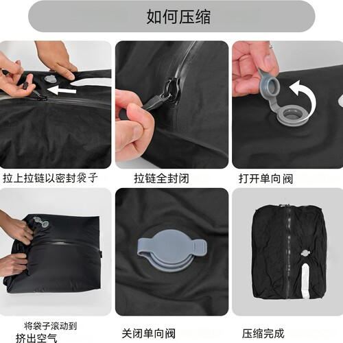 Vacuum Compression Bag Travel Storage Bag Waterproof Moisture-Proof Suitcase Business Trip Travel Portable Clothes Wardrobe Organizer