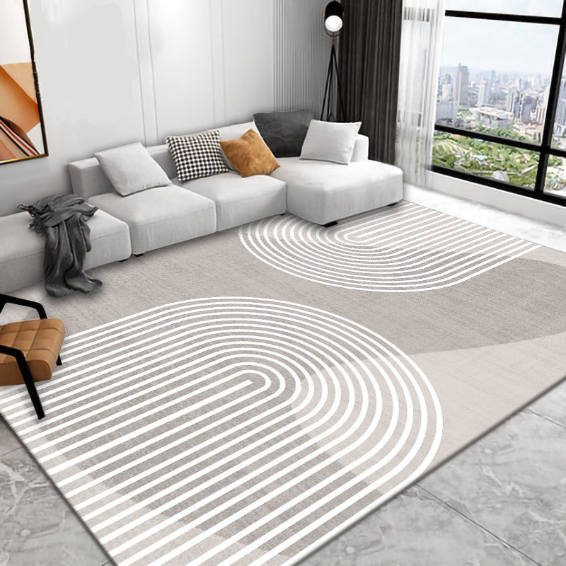 Wabi-sabi carpet, living room fully covered, high-end light luxury Nordic modern sofa, coffee table mat, bedroom bedside carpet floor mat