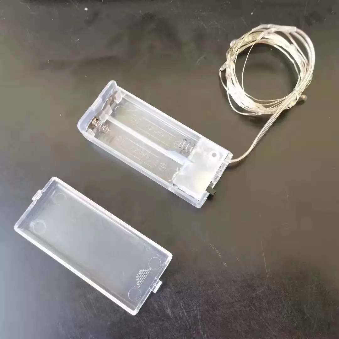 2AA батарейный отсек завод прямой светодиодный подсветка 1-3 м фестиваль подарок украшение мощность волна шар медная проволока лампа гирлянда