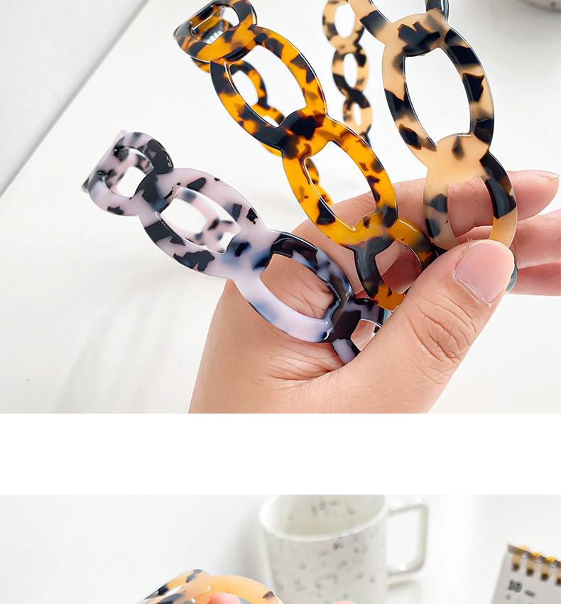 Oval Pattern Simple Style Oval Acetic Acid Sheets Hair Band