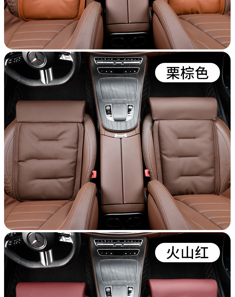 Car Seat Cushion with Leg Rest Extended Seat Four Seasons Universal