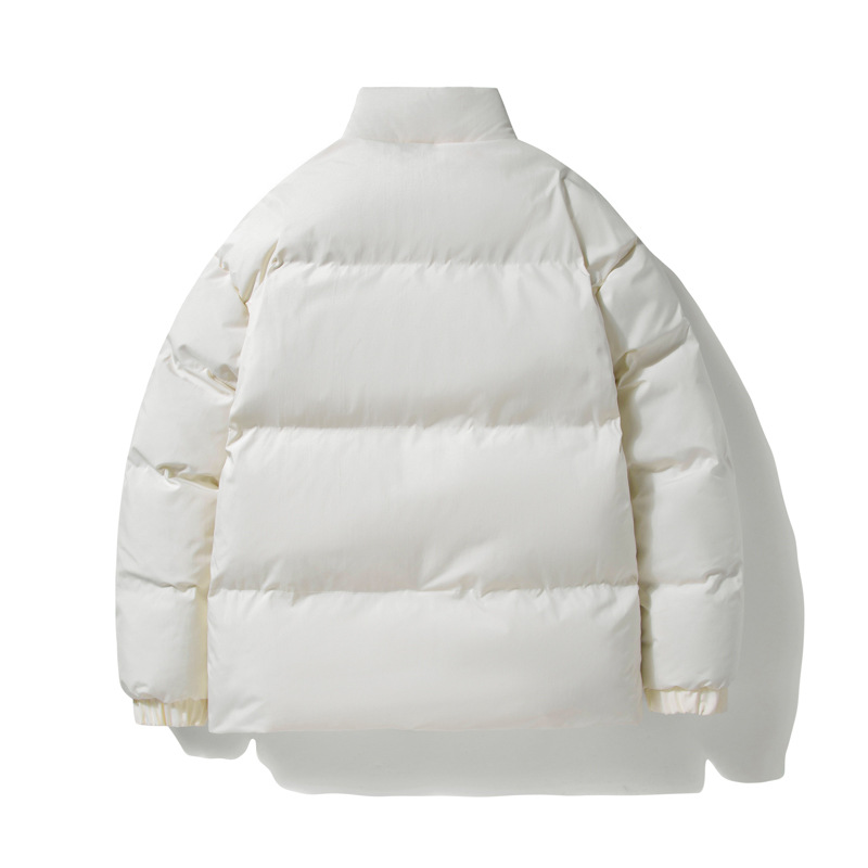Herrenbekleidung Baumwolljacke Modemarke Winter Baumwolljacke einfarbig Paar-Outfit coole Baumwolljacke_voghion.com