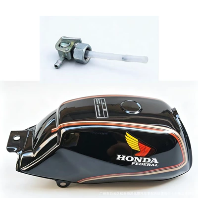 Motorcycle fuel tank suitable for: Fuel tank - black-fuel-tank-switch