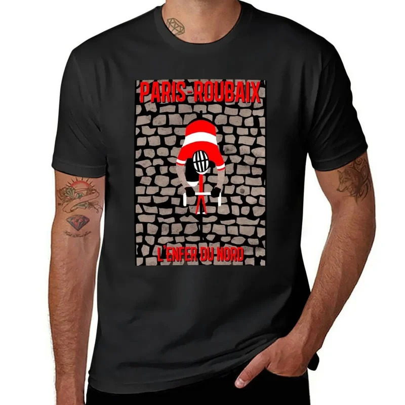 【Cross-Border European Code】Paris-Roubaix: Vintage Bike Racing Print