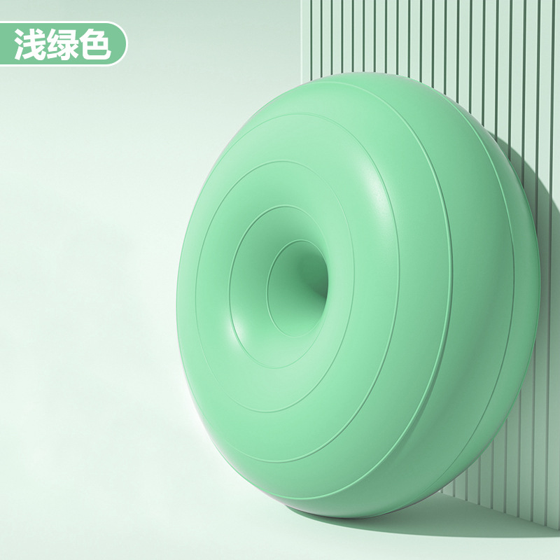 Yoga PVC antidesplosión espesa bola de manzana deportes adultos gimnasio neumáticos para el hogar donuts pilates