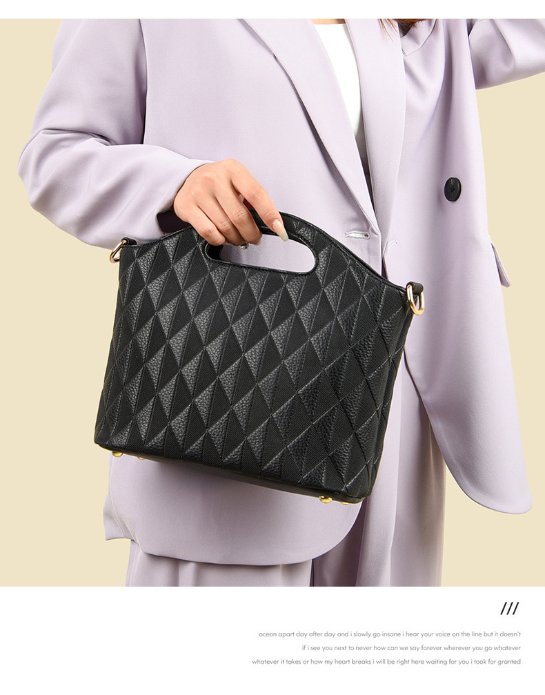Women's bag New middle-aged women's mother bag large capacity shoulder messenger bag versatile elegant handbag_voghion.com