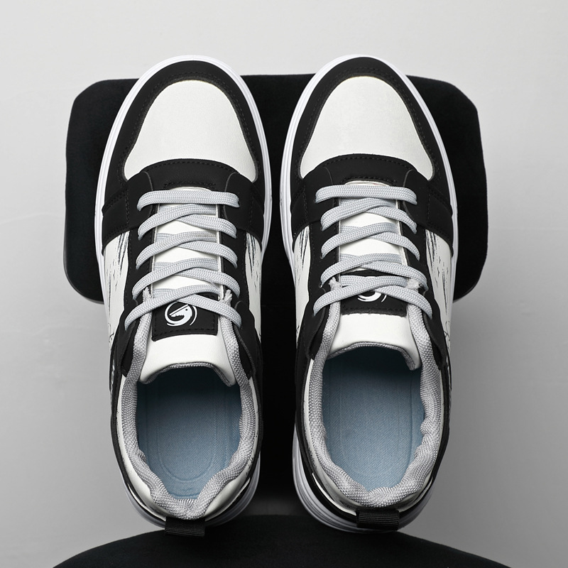 Zapatos de plataforma de todo fósforo de moda nuevos zapatos de primavera para hombres nuevos zapatos blancos transpirables zapatos de moda de ocio deportivo para hombres