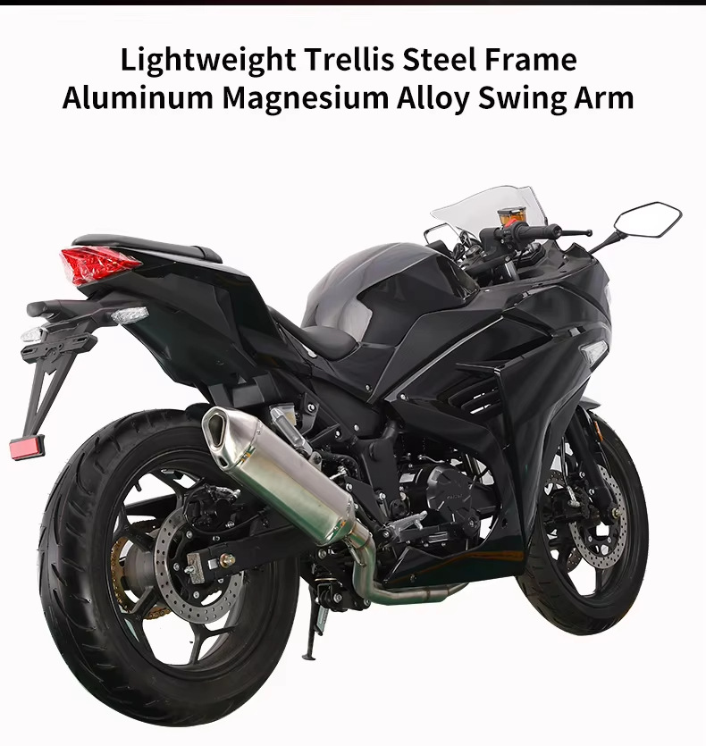 New Xixi Brand New V6 Motorcycle Sports Car Large Displacement Adult Cool High-Speed Motorcycle Racing Air-Cooled Water-Cooled