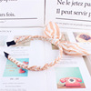 Cute three dimensional hairgrip with pigtail with bow, headband, orange hair accessory, wholesale