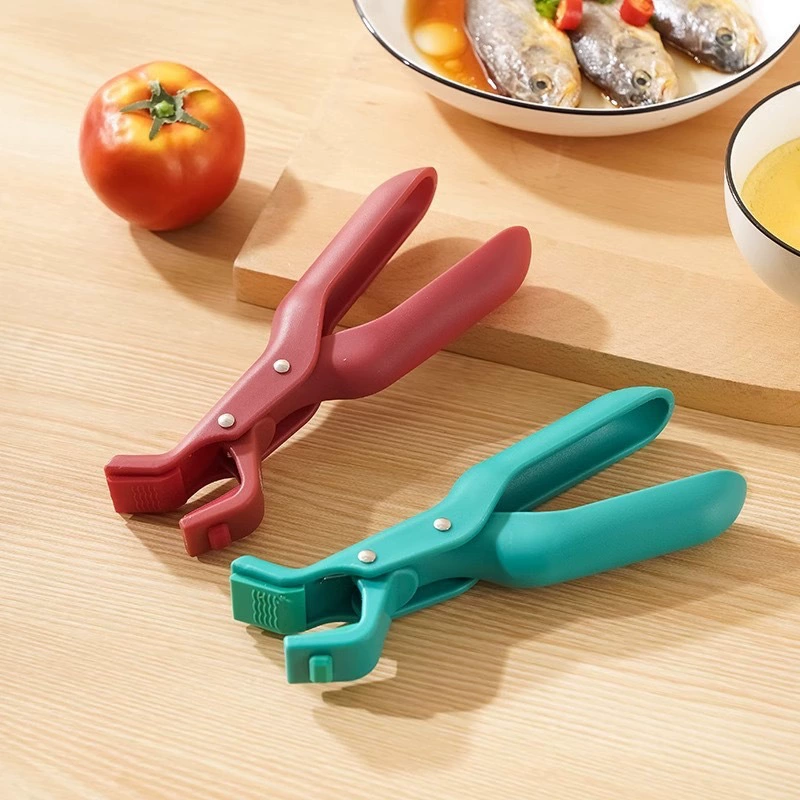 Home kitchen multifunctional silicone anti-scalding clip to prevent scalding hands