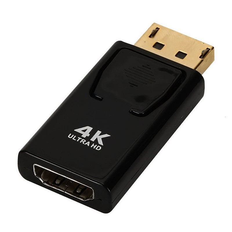 DP в HDMI Видео-конвертер DisplayPort (мужской) в HDMI для компьютера/телевизора/монитора 4K
