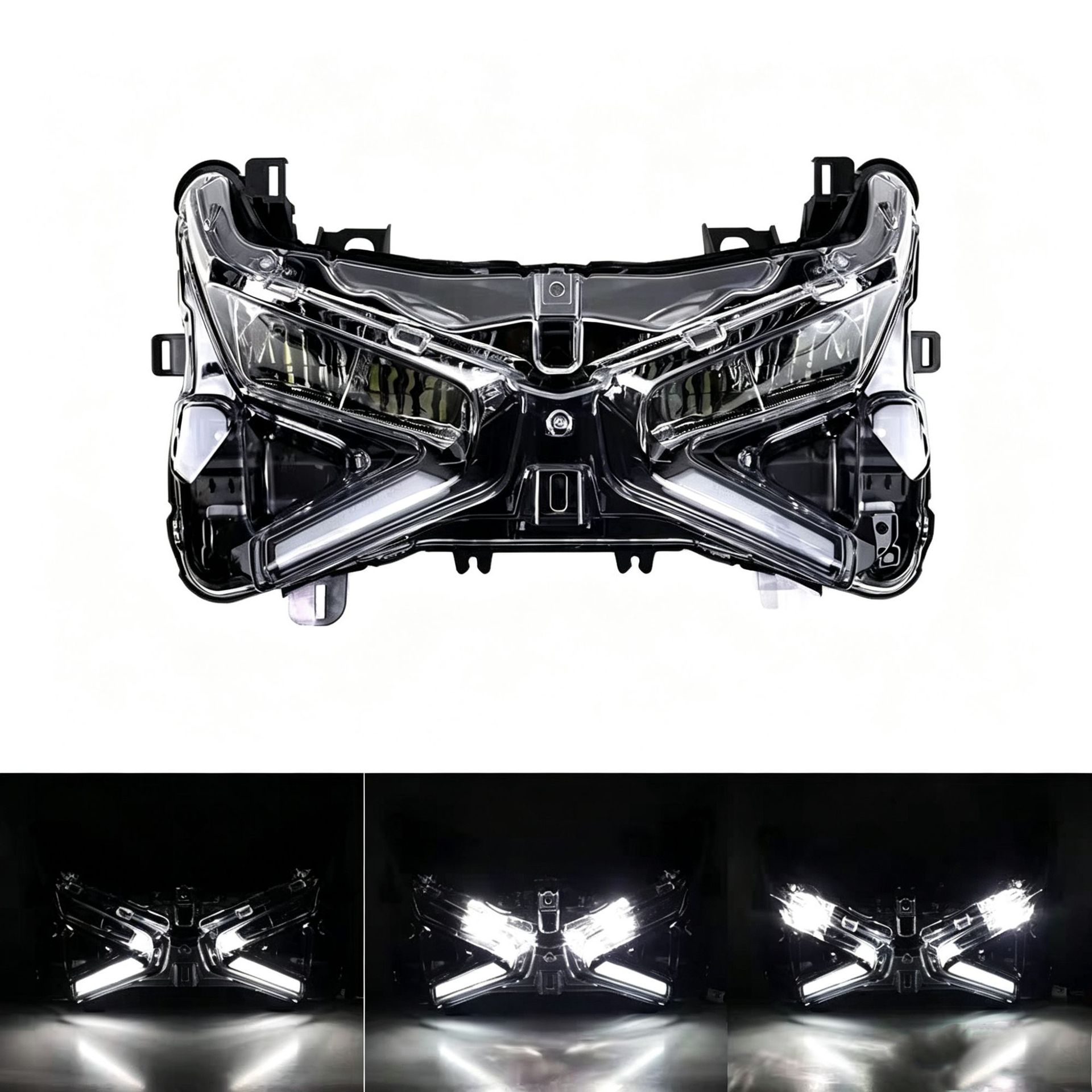 Suitable for Yamaha XMAX300 LED headlight assembly, front light, 23-26 motorcycle spotlight