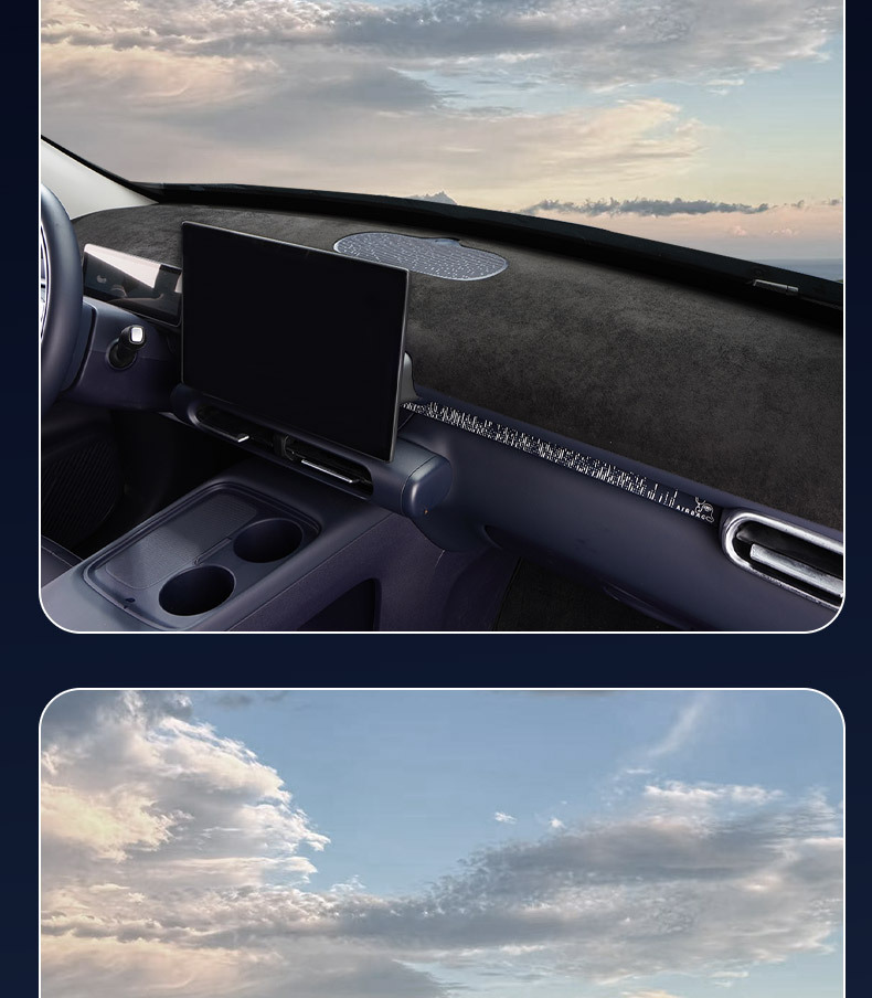 Suitable for Leapmotor A10 Dashboard Light-Proof Mat, Center Console Sun Protection, Heat Insulation, Sunshade, Interior Modification Accessories