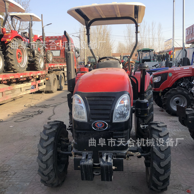 万年红504拖拉机 农用四驱拖拉机头 8+2 东方红发动机直补现车