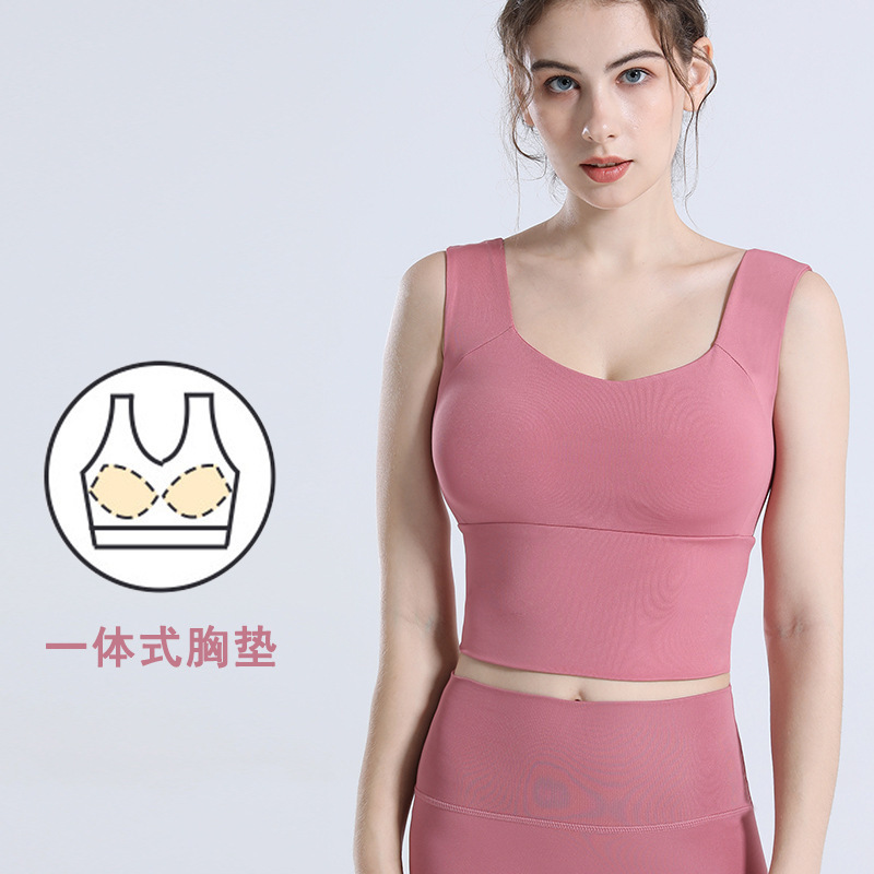 女性用スポーツブラ、衝撃吸収、たるみ防止ランニングベスト、プッシュアップシェイプ、美背中、耐衝撃ブラ、フィットネスヨガウェア、夏|undefined