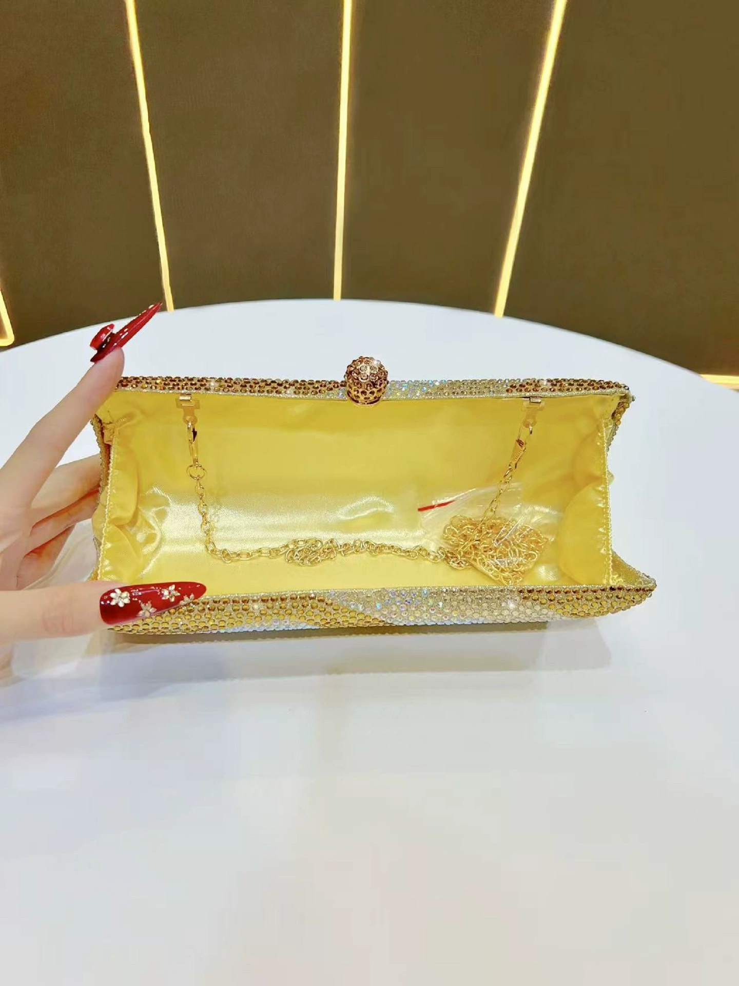 Ручная сумка через плечо, (跨境 торговля), сумка для еды, градиент, премиум