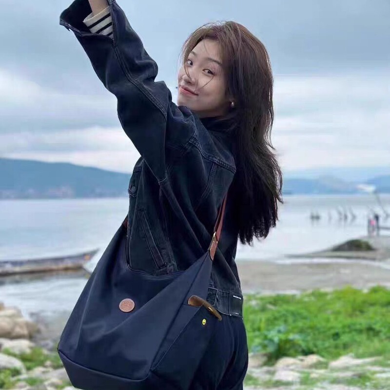 French Longchamp Bag Wang Fei Hobo Tote Dumpling Bag Single Shoulder Crossbody Bag Handbag Color-Blocking Dumpling Bag French Longchamp Bag Wang Fei Hobo Tote Dumpling Bag Single Shoulder Crossbody Bag Handbag Color-Blocking Dumpling Bag