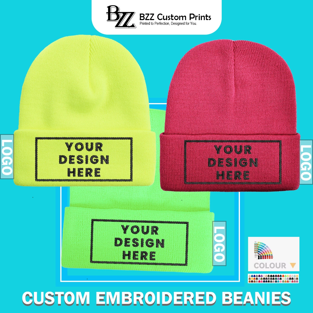 2025 новых осенне-зимних шапок чистого цвета с вышивкой букв, акриловая вязаная шапка с вышитым логотипом, теплая шерстяная шапка для улицы