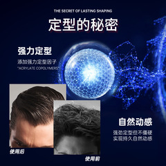 Men's Strong Hold Gel, Backcombing Styling Gel, Gel Wax Spray, Oil Styling Spray, Hydrating Oil Gel, Wholesale