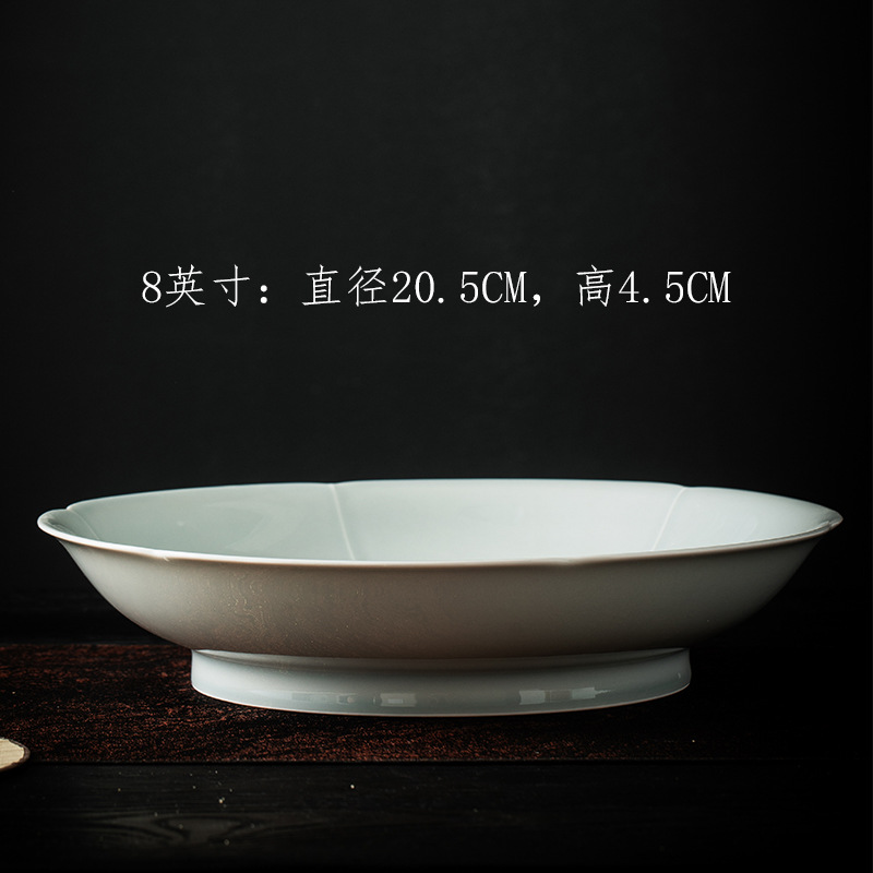 Tianqing 8inch 연꽃 깊은 접시