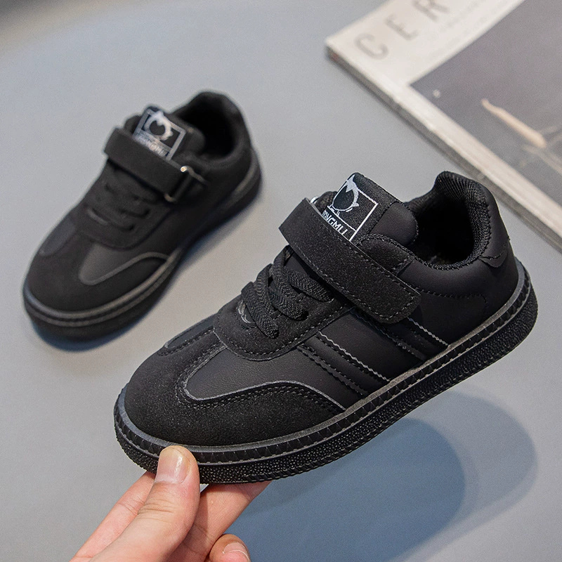 Children's sports shoes, demi-season non-slip sneakers for boys, footwear, white shoes, soft sole
