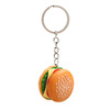 Simulation of burger fries keychain mini popcorn hot dog key ring craftsmanship sandwich cake pendant