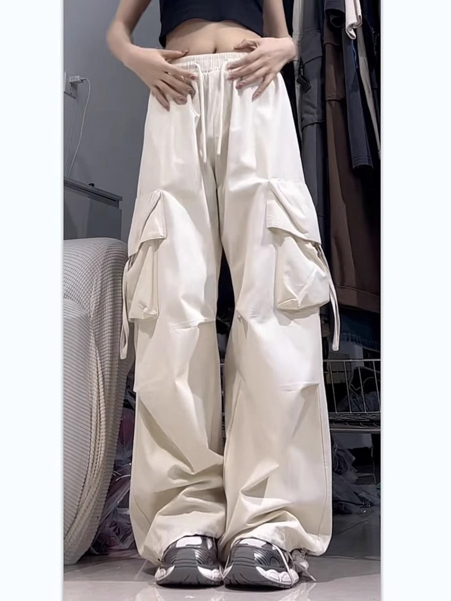 Women's Daily Casual Streetwear Solid Color Full Length Casual Pants display picture 17