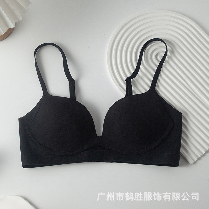 Venta directa de fábrica comercio electrónico transfronterizo Sudeste de Asia Vietnam Tailandia damas sin costuras sin anillo de acero recogido sujetador lateral